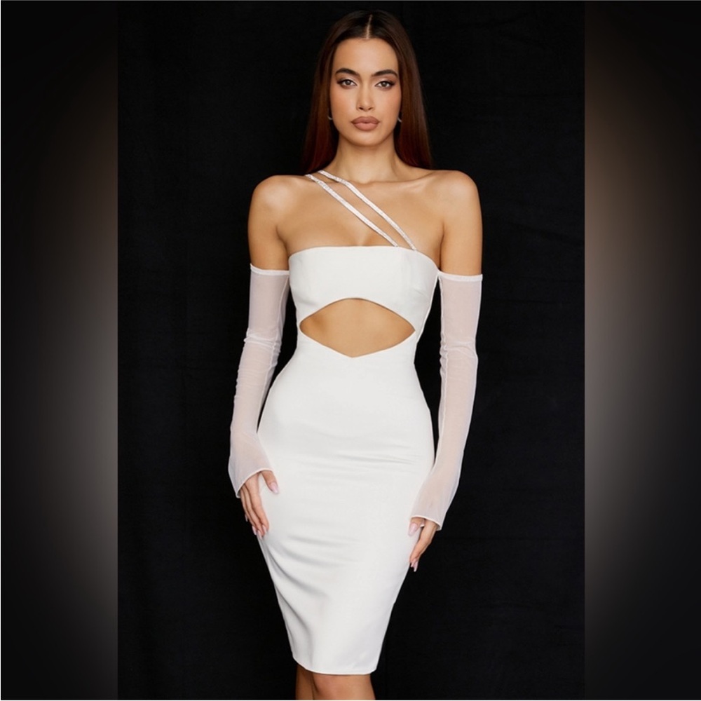 House of CB LOU LOU Dress bridal bachelorette ivory revolve